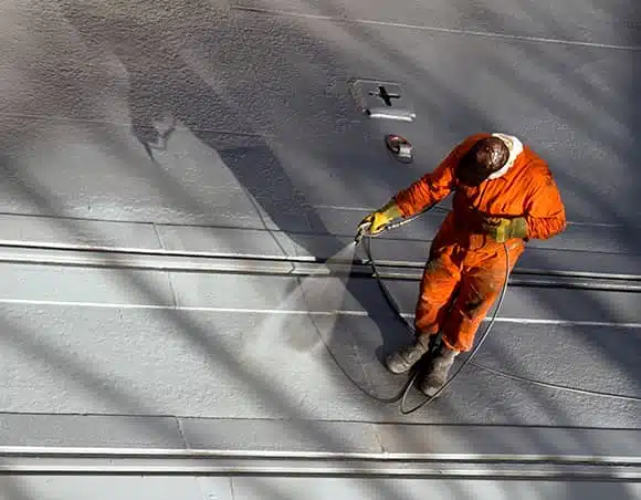 abrasive blast cleaning